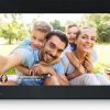 Amazon : $42.98 ($99.99)   Digital Photo Frame 10.1 Inch WiFi Digital Picture Frame IPS HD Touch Screen Smart Cloud Photo Frame with 32GB Storage, Auto-Rotate, Easy Setup to Share Photos or Videos Remotely via AiMOR APP (Black)