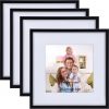 Amazon:  $16.19 ($26.99) Black 12×12 Picture Frame Set of 4, Matted to 8×8 Picture with Mat or 12×12 Inch Artwork Without Mat