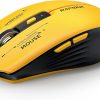 Amazon : $16.19 ($20.58) Bluetooth Wireless Mouse - (BT1/BT2+USB Receiver) Tri-Device Compatibility for PC, Laptop, Computer, MacBook, Tablet (Black and Yellow)