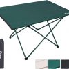Amazon : $32.49 ($49.99)  PTEROMY Folding Camping Table with Ultralight Aluminum Tabletop, Camping Side Table Portable Beach Table Outdoor Folding Table for Camping, Picnics, and BBQs (X-Large, Green)