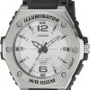 Amazon : $30.92 ($39.95) Casio MWA100H Series | Men’s Analog Watch |100M WR | Stainless Steel Bezel | LED Illuminator Backlight with Afterglow | Resin Band | 3 Hands (HR, MIN, SEC) | 3 Year Battery