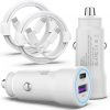 Amazon: $5.96 ($19.87) 2Pack iPhone 16 Car Charger USB C Car Charger Adapter 48W PD&QC4.0 Dual Port