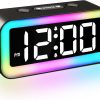 Amazon: $9.99 ($19.99) Colorful Nightlight LED Digital Alarm Clock with Super Loud Dual alarm