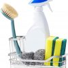 Amazon: $5.69 ($6.99) Sponge Holder for Kitchen Sink, Stainless Steel Sink Caddy with Removable Brush Holder