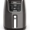 Amazon : $137.99 ($159.99) Ninja Air Fryer XL, 5.5 Qt. Capacity that can Air Fry, Air Roast, Bake, Reheat & Dehydrate, with Dishwasher Safe, Nonstick Basket & Crisper Plate and a Chef-Inspired Recipe Guide, Grey, AF150AMZ