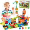 Amazon : $22.99 ($45.99)  Marble Run Building Blocks: Upgrade Marbles Launcher Set Circular Fun Shot Game Variety Track Parts Compatible with Classic Large Bricks Birthday Gift for Boys Girls Toddler Aged 3,4,5,6,7,8+