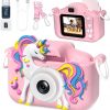 Amazon :$9.99 ($19.99) Kids Camera Toys for 3-12 Year Old Girls Boys,Children Digital Video Camcorder Camera, Upgrade Kids Selfie Camera, HD Kids Digital Video Cameras for Toddler with Cartoon Soft Silicone Cover