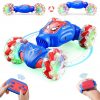 Amazon : $14.99 ($39.99) Spider Remote Control Car for Boys, 2.4GHz 4WD Gesture Sensing Rc Stunt Car with Lights Music - Birthday Gifts for Boys Girls,360°Rotate Transform Drift Rc Cars for Boys Age 6-12