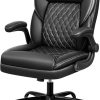 Amazon: $59.99 ($199.99) Office Chair, Executive Leather Chair Home Office Desk Chairs, Ergonomic Computer Desk Chair with Adjustable Flip-Up Arms