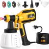 Amazon: $20.99 ($49.99) Paint Sprayer, 700W HVLP Electric Paint Sprayer with Cleaning & Blowing Joints