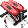 Amazon : $23.99 ($79.99)  Steppers for Exercise, Adjustable Pedal Height Stair Steppers with Resistance Bands for Home Fitness, Mini Steppers with Max 350LBS Loading Bearing Portable Home Exercise Equipment