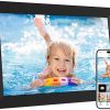 Amazon :$23.99 ($59.99)Digital Picture Frame, 10.1 Inch WiFi Digital Photo Frame Electronic Picture Frame Slideshow, Built in 16GB Storage, Wall-Mounted, Auto Rotate, Easy to Upload Photos and Video Instantly via Uhale APP
