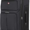 Amazon:$89.99 ($139.99)SwissGear Sion Softside Expandable Luggage, Black, Checked-Large 29-Inch
