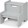 Amazon :$31.49 ($64.99)Melissa & Doug Kids Furniture Wooden Step Stool - Gray