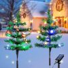 Amazon : $5.45 ($25.99) Solar Christmas Decorations Outdoor, 2pcs Solar Christmas Tree Lights Garden Decor, Waterproof Solar Lights Outdoor for Yard Decorations, for Women, Mom