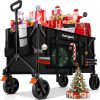 Amazon:  $44.99 ($99.99)  140L Collapsible Folding Wagon Cart with 350LBS Resting Weight Capacity