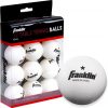 Amazon : $2.09 ($6.99)   Franklin Sports Ping Pong Balls - Official Size + Weight White 40mm Table Tennis One Star Professional Durable High Performance 12 Count (Pack of 1) Packaging may vary, White