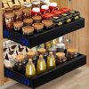 Amazon: $12.79 ($31.99) Expandable Pull Out Cabinet Organizer, Adhesive Slide Out Drawers for Kitchen Cabinets