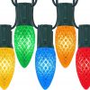 Amazon:  $14.99 ($49.99) 100FT 50 LED C9 Christmas Lights Outdoor, Multicolor LED Christmas Lights