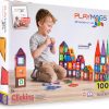 Amazon: $29.65 ($49.99) Playmags 100-Piece Magnetic Tiles Building Blocks Set, 3D Magnet Tiles for Kids Boys Girls