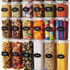 Amazon: $19.99 ($45.99) Airtight Food Storage Container Set – 24 Piece, Kitchen & Pantry Organization
