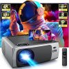Amazon : $29.99 ($149.99) Projector with WiFi and Bluetooth, 4K Support Outdoor Movie Projector 500 ANSI Native 1080P with Auto Keystone HIFI Speaker, 270'' Screen 50% Zoom F410 Phone Projector for HDMI/USB/PC/TV Stick