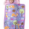 Amazon:$12.77 ($20.19)Baby Boom Funhouse Forest Friends Woodland Kids Nap Mat Set – Includes Pillow and Fleece Blanket – Great for Girls Napping during Daycare or Preschool - Fits Toddlers, Purple