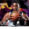 Amazon : $649.99 ($1099.99)  Hisense U8 Series 55U8N 55-Inch ULED 4K Smart TV | Mini-LED Pro+ | QLED | 1800 Nits | 144Hz | Motion Rate 480 | Dolby Vision IQ · Atmos | Full Array Local Dimming | 2.1.2 Ch Surround Sound | Google TV