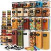 Amazon :$59.39 ($89.99) Chef's Path Ultra Large - 48 Pack Food Storage Containers | Kitchen and Pantry Organization Canisters for Cereal, Dry Food, Flour and Sugar, BPA Free, Includes 24 Labels