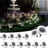 Amazon: $14.99 ($39.99) Solar Ground Lights, 12 Pack Solar Lights Outdoor Waterproof, 8 LED Solar Powered Landscape Lighting