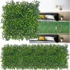 Amazon: $14.99 ($33.99) Artificial Grass Wall Panel,10″x 10″(12P) 4-Layer Leaf UV-Anti Greenery Faux Boxwood