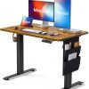 Amazon:$83.99 ($129.99)Marsail 40x24 Electric Adjustable Height Standing Desk with Storage Bag, 4 Memory Height Settings,Sit Stand Up Desk for Home Office,Computer Gaming Workstation, Cable Manager, and Headphone Hook