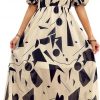 Amazon:$7.49 ($14.99)futurino Fall, Winter, Spring Boho-Style, Flowy Long Dress with a Leopard Print