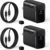 Amazon:$23.99 ($29.99)Anker 45W USB C Charger Block, PPS Fast Charger with USB-C Cable for iPhone 16/15 and More Series, iPad, Galaxy S24 Ultra (2-Pack 5 ft Cable Included)