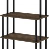 Amazon:$35.78 ($72.99)Furinno Turn-N-Tube Kitchen Storage Shelf with Top Cabinet for Kitchen, Dining Room and Home Office, Columbia Walnut/Black