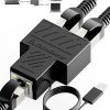 Amazon :$6.99 ($9.99)CableGeeker Ethernet Splitter High Speed, 100Mbps Ethernet Splitter 1 to 2 [2 Devices Simultaneous Networking], RJ45 Internet Splitter with USB Power Cable, Network LAN Splitter for Cat 5/6/7/8 Cable