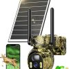 Amazon :$69.99 ($199.99)LIWAN 4G LTE Cellular Trail Camera, Game Camera Built-in SIM Card with Solar Panel, 360° View Live, 2K Color Night Vision, Motion Activated, Remote Phone Access, No Wi-Fi, Unlimited Data Plan