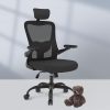 Amazon:$85.49 ($99.99)FLEXISPOT Ergonomic Office Chairs Mesh Computer Desk Chair with 3D Flip-up Armrests Adjustable Headrest and Lumbar Support Comfy High Back Rolling Task Chair with Swivel Wheels, Black