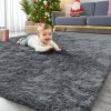 Amazon:$9.99 ($29.99)OLANLY Area Rugs for Living Room Bedroom, Machine Washable 4x5.9 Feet Soft Fluffy Shaggy Bedside Rug, Indoor Floor Carpet for Kids Girls and Boys, Dorms, Nursery Rooms, Home Decor Aesthetic, Grey