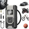 Amazon:$19.79 ($79.99)Tire Inflator Portable Air Compressor, 160PSI 4X Car Tire Air Pump Portable with Pressure Gauge, Auto Shut-Off Air Pump for Car Tires, Suitable for Motorcycle, Bicycle, Ball and More