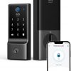 Amazon:$109.99 ($149.99)eufy Security Smart Lock C220, Fingerprint Keyless Entry Door Lock, Built-in Wi-Fi, App Remote Control, Front Door Smart Lock Deadbolt, 8Months Battery, Reliable Power, IP53 Waterproof, BHMA Grade 3