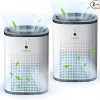 Amazon :$41.89 ($99.99)2 Pack CHIVALZ Air Purifiers for Bedroom, Air Purifiers for Home Bedroom, Quiet Air Cleaner with 24dB Sleep Mode, True HEPA Filter for Pet, White & Black