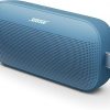 Amazon:$111.71 ($149.00)Bose New SoundLink Flex Portable Bluetooth Speaker (2nd Gen), Portable Outdoor Speaker with Hi-Fi Audio, Up to 12 Hours Battery Life, Waterproof and Dustproof, Blue Dusk