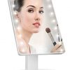 Amazon: $10.49 ($20.99) Lighted Vanity Makeup Mirror with 16 Led Lights 180 Degree Rotation Touch Screen from