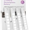 Amazon: $12.99 ($25.99)Under Cabinet Lights,LED Rechargeable Battery Operated Motion Sensor Light Indoor, 4 Pack