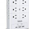 Amazon:  $10.99 ($21.99) Outlet Extender Surge Protector, Multi Plug Outlet w/ USB Ports Total 3.1A, USB Wall Charger