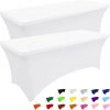 Amazon: $10.99 ($32.99) 2 Pack Spandex Table Cloth 6FT, Elastic Fitted Stretch Tablecloths for Rectangle Tables