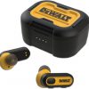 Amazon : $65.99 ($85.00)  DEWALT True Wireless Bluetooth Earbuds — TWS Bluetooth Headphones — Wireless Earbuds with Type C Charging Case — Waterproof Wireless Earphones — Jobsite Pro-X1 Premium Sound for Outdoor Work