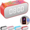 Amazon: $11.99 ($23.99) Digital Alarm Clock with Bluetooth Speaker,Desk Clock for Bedrooms