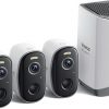 Amazon : $114.99 ($249.99) Baseus Wirelsss Cameras for Home Security, N1 3-Cam Kit with 2K Clarity, No Monthly Fee, 16TB Expandable Local Storage, 210-Day Battery Life, Spotlight & Alarm, Works with Alexa and Google Home